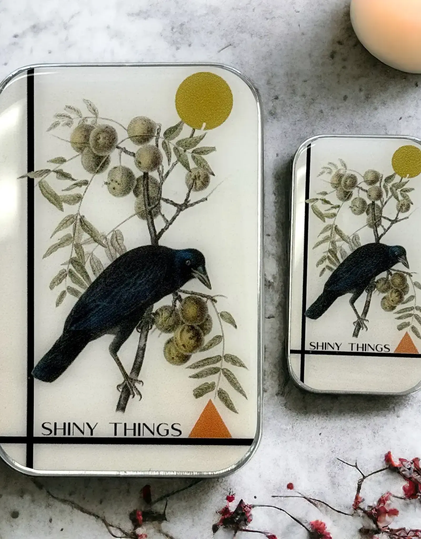 Firefly Notes Crow Tin, Shiny Things Notions Tin