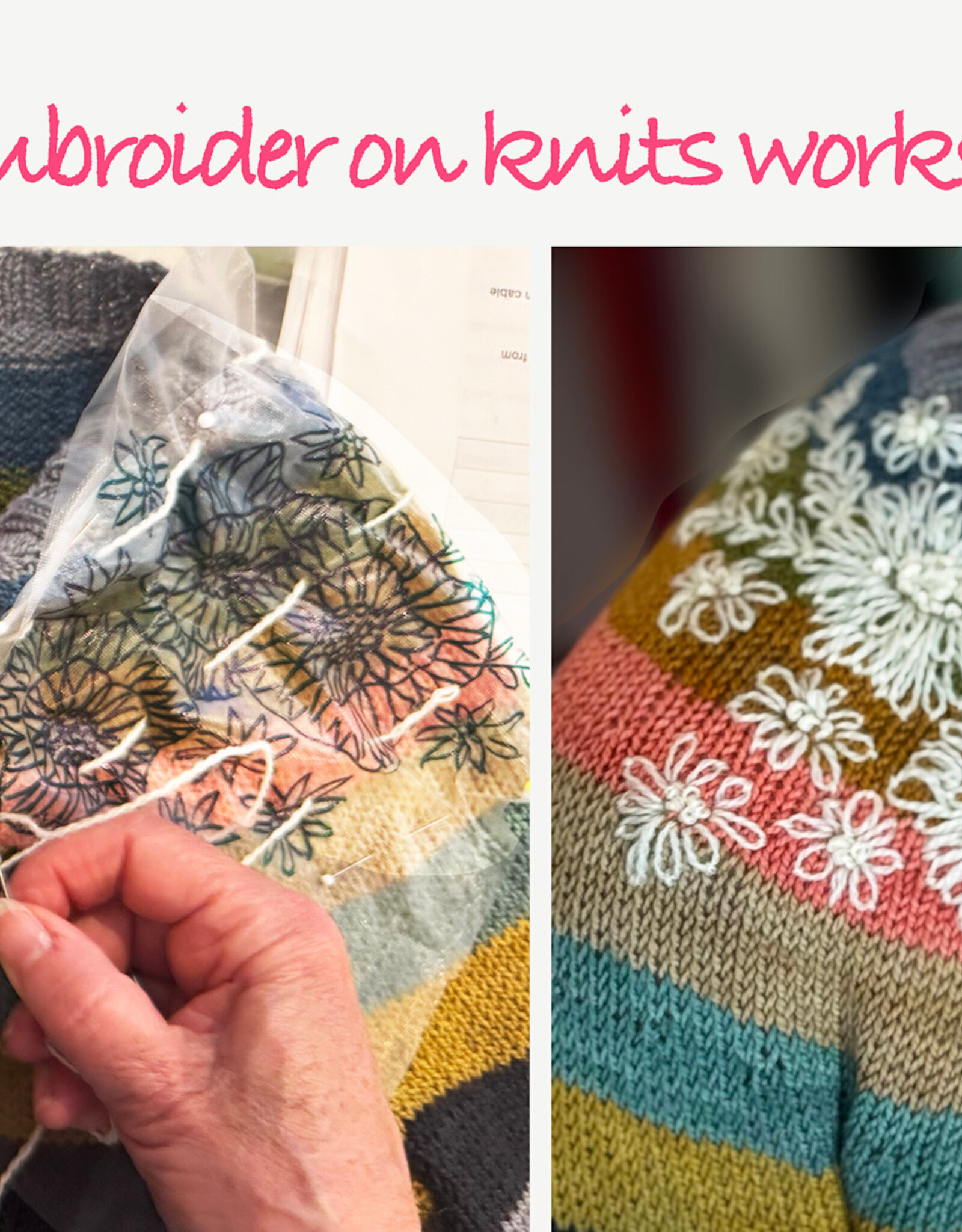 Embroider on Knits