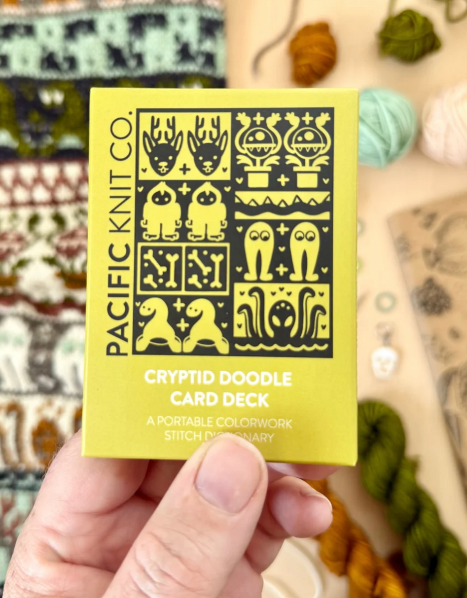 Pacific Knit Co. Cryptid Doodle Card Deck