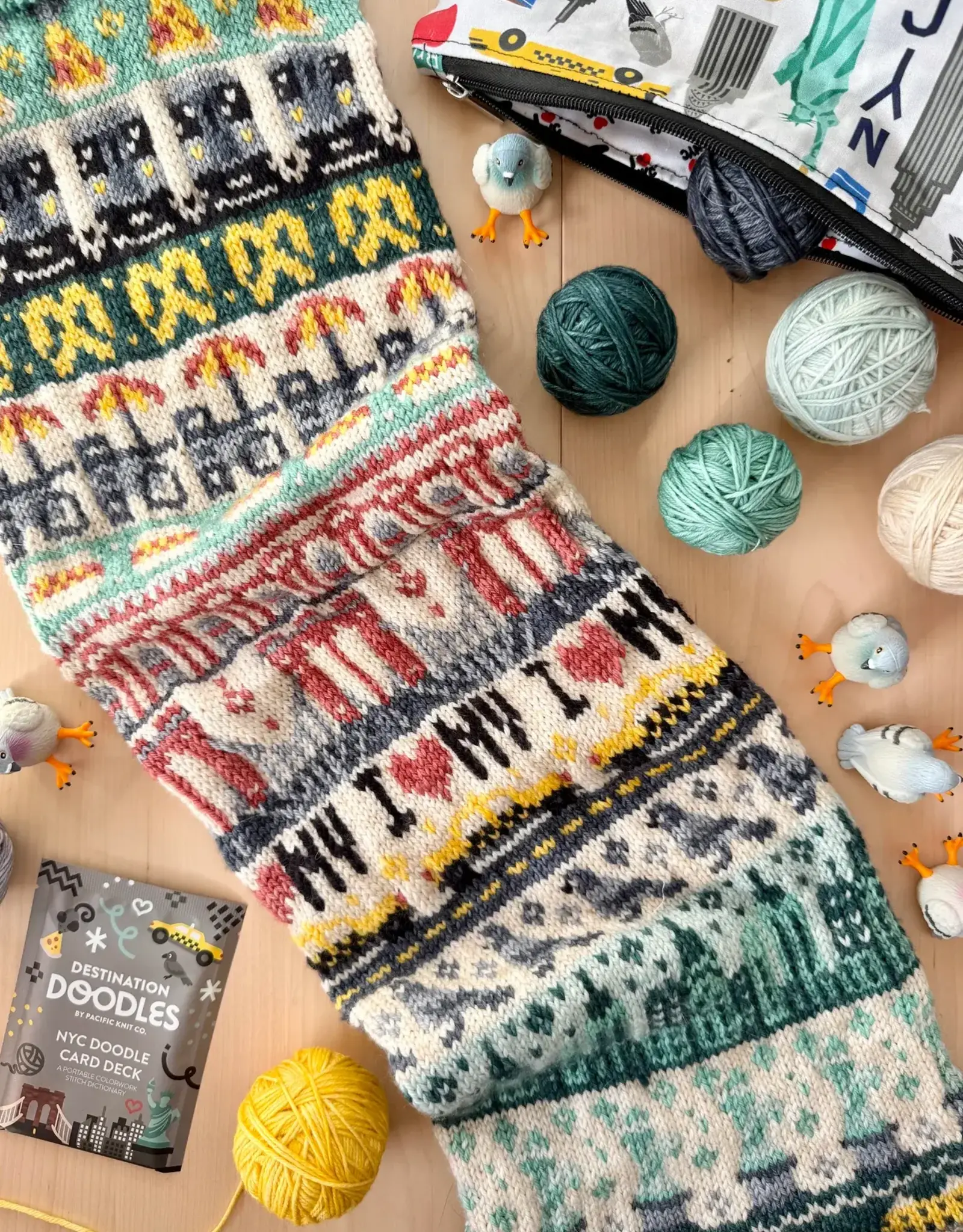 Pacific Knit Co. New York Doodle Card Deck