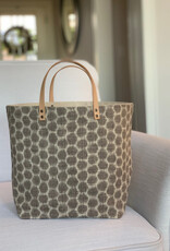 65 South Grey Honeycomb Bucket Bag