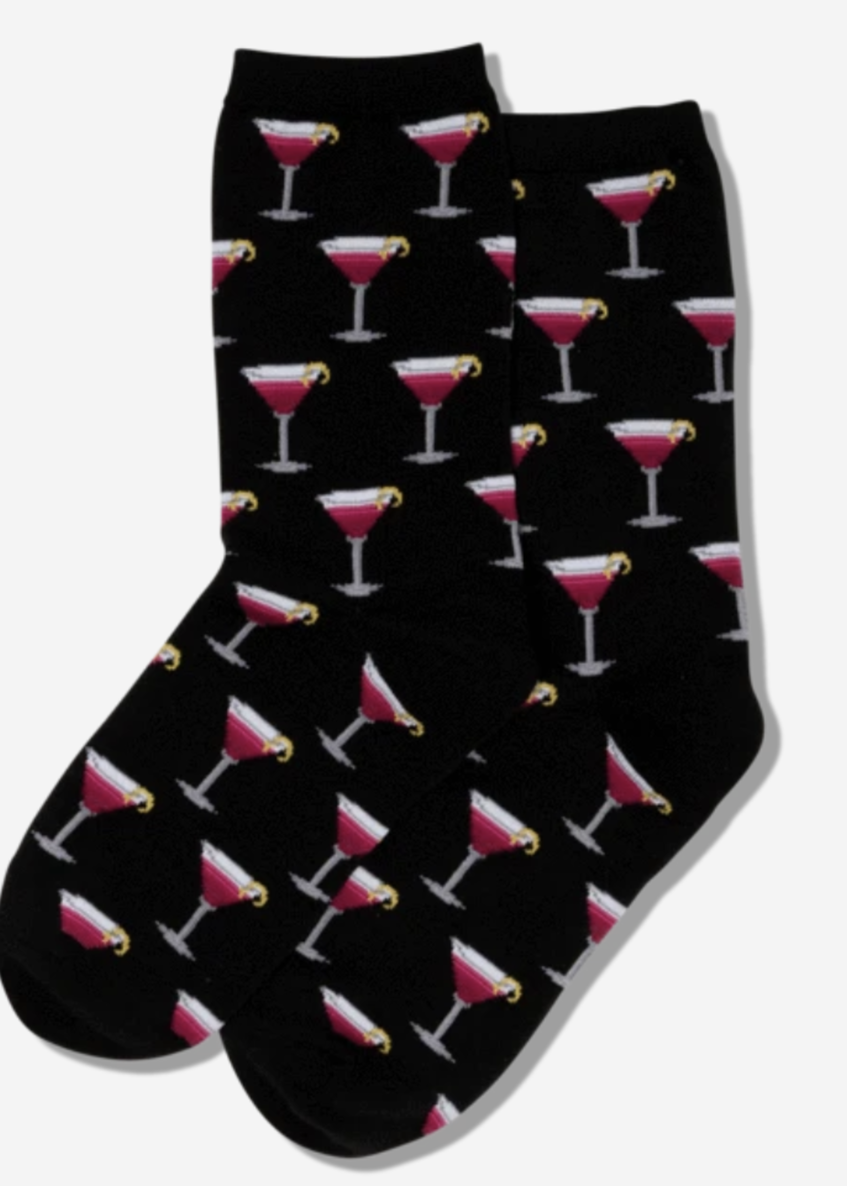 Hot Sox Cosmo Cocktail Socks