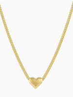 Gorjana Lou Heart Charm  Necklace