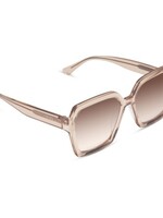 Diff Eyewear sloane vintage rose crystal + brown gradient