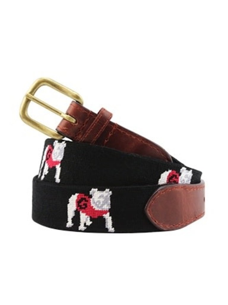 Smathers & Branson Smathers & Branson - Georgia Bulldog Needlepoint Belt