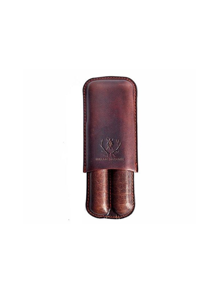Martin Dingman Martin Dingman - Havana Cigar Case - Vintage Saddle Leather - Russet