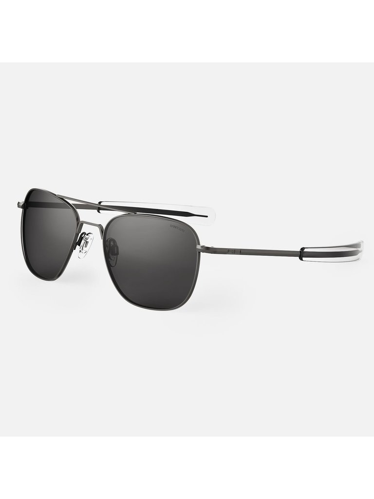 Randolph USA Randolph - Aviator Sunglasses - Gunmetal - 55mm