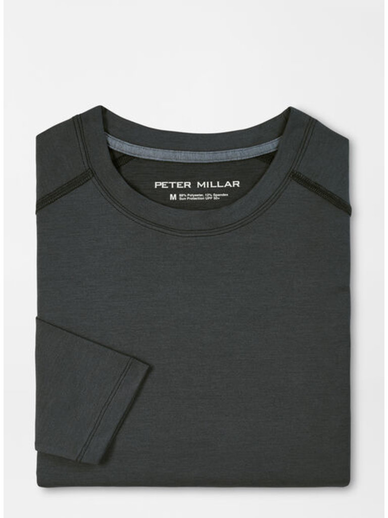 Peter Millar Peter Millar - Apollo Performance Long Sleeve T-Shirt - Black