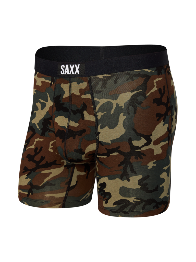 SAXX Underwear SAXX - Vibe Boxer Brief Fly - Woodland Camo