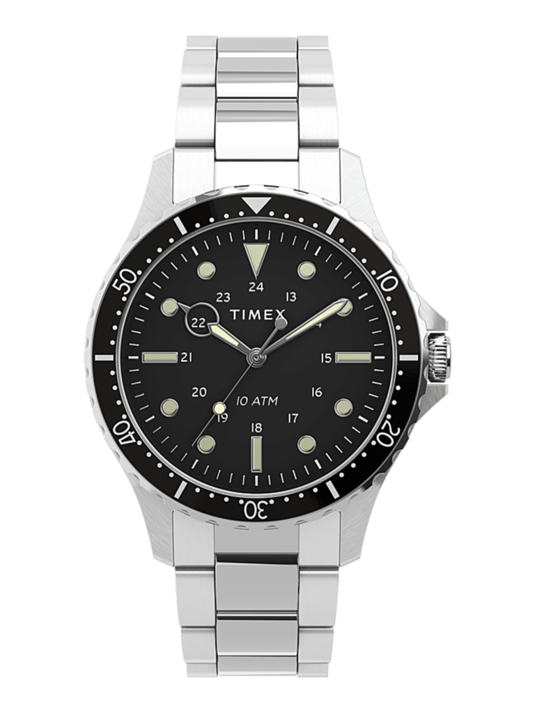 Timex -  Navi XL 41mm Stainless Steel Watch