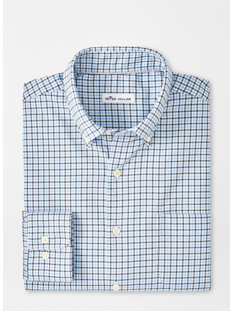 Peter Millar Peter Millar - Jameson Crown Lite Cotton-Blend Sport Shirt -Balsam