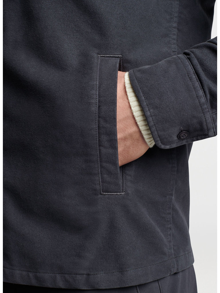 Peter Millar Peter Millar - Après-Ski Garment Dyed Moleskin Shirt Jacket - Washed Black