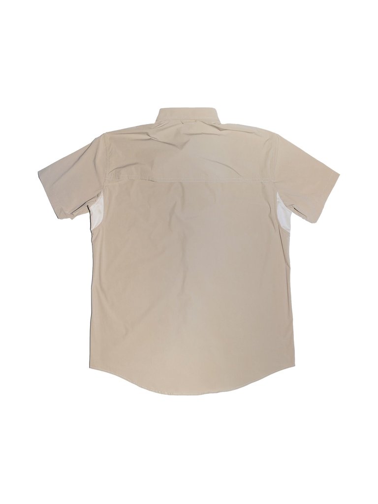 Ball and Buck Ball and Buck - Active+ Guide Short Sleeve Shirt - Tan