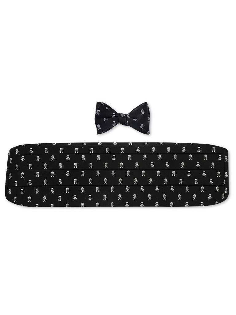 R. Hanauer R. Hanauer - Jolly Roger Cummerbund Set Black