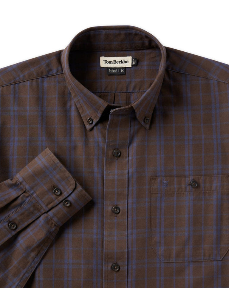 Tom Beckbe Tom Beckbe - Twill Gabardine Shirt - Demitasse