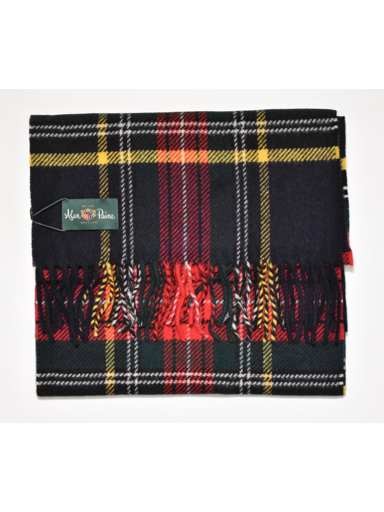 Alan Paine - Pendock Wool Scarf - Red