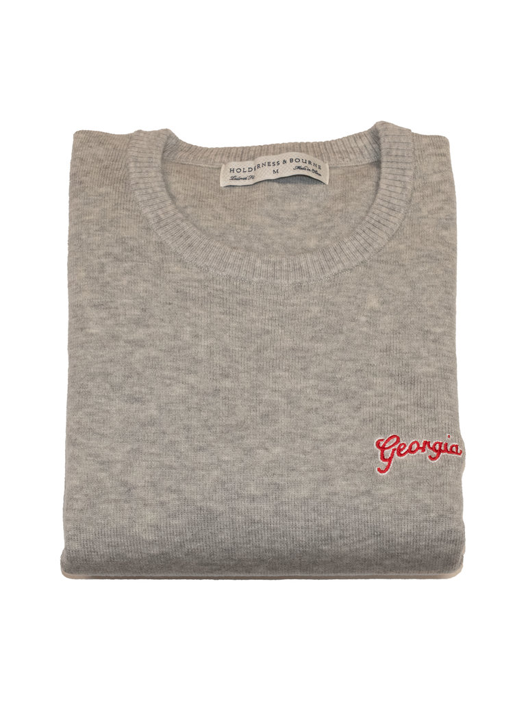 Holderness & Bourne Holderness & Bourne - Sargent Sweater - Heather Grey - The Champions