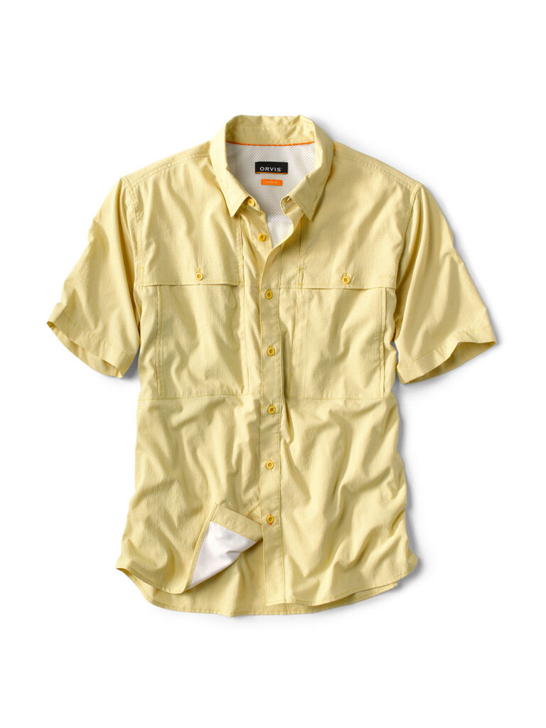 Orvis Orvis - Short Sleeve Open Air Caster Sport Shirt - Lemon Grass