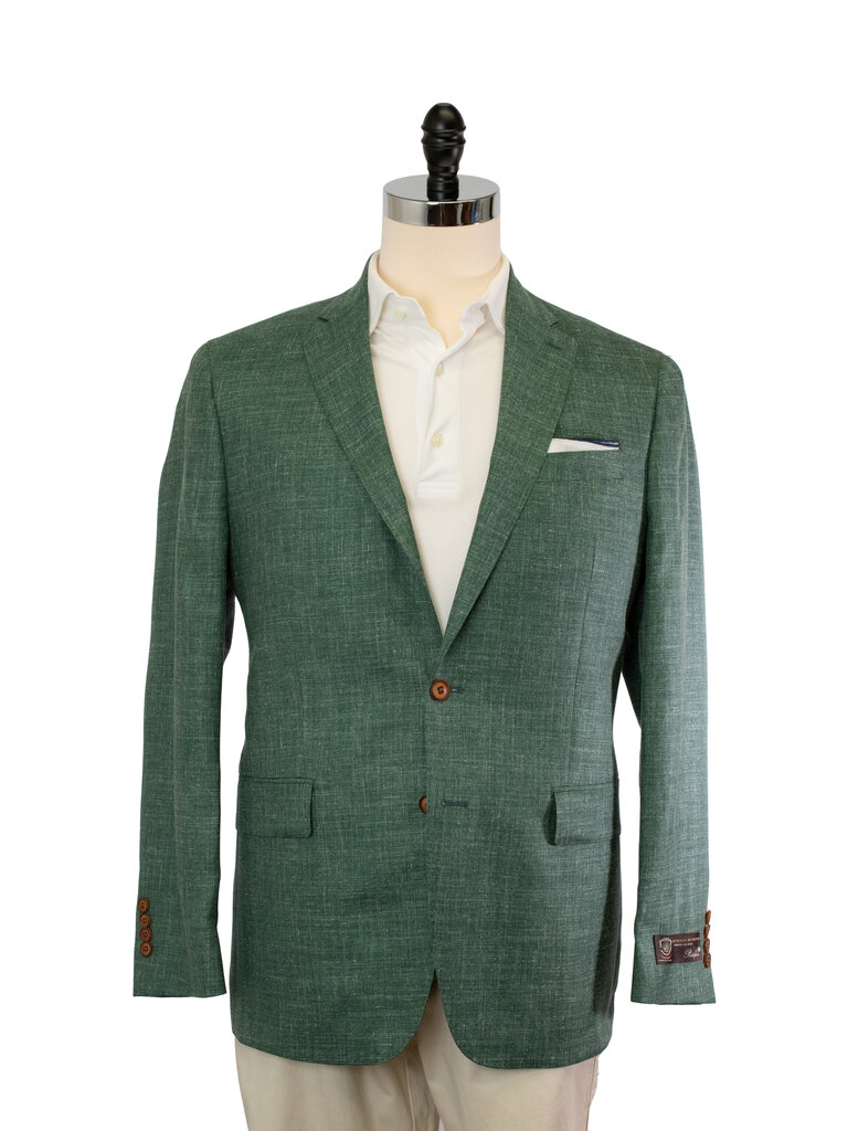 Dick Ferguson's Dick Ferguson's - The Saxon Sport Coat - Green Linen Silk