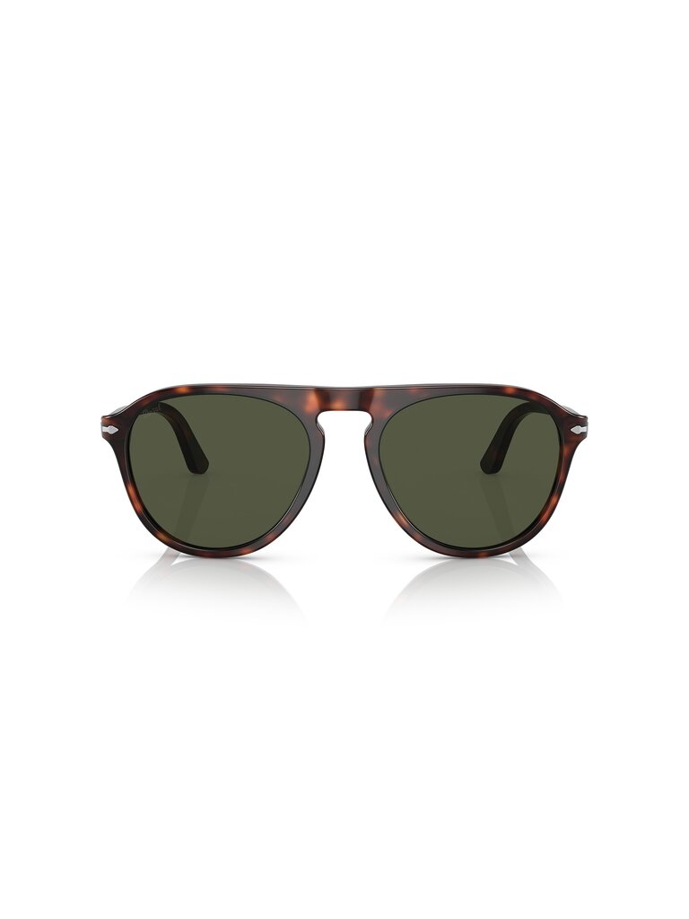 Persol Persol - PO3302S - Green and Havana Chiara Frame with Polar Black Lens