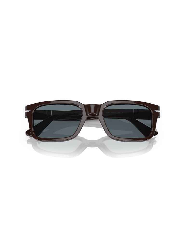 Persol Persol - PO3272S - Solid Brown with Polar Dark Blue Lens