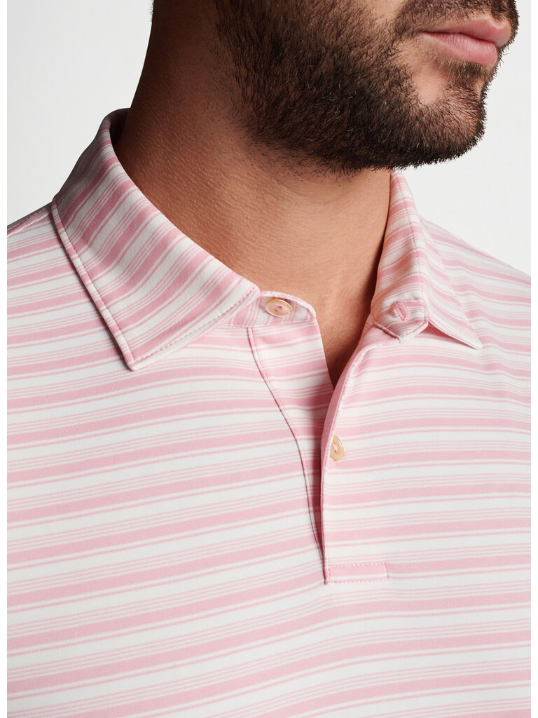 Peter Millar Peter Millar - Featherweight Mèlange Stripe Polo - Vinca