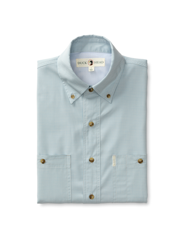 Duck Head Duck Head - Knoll Guide Shirt - Light Blue