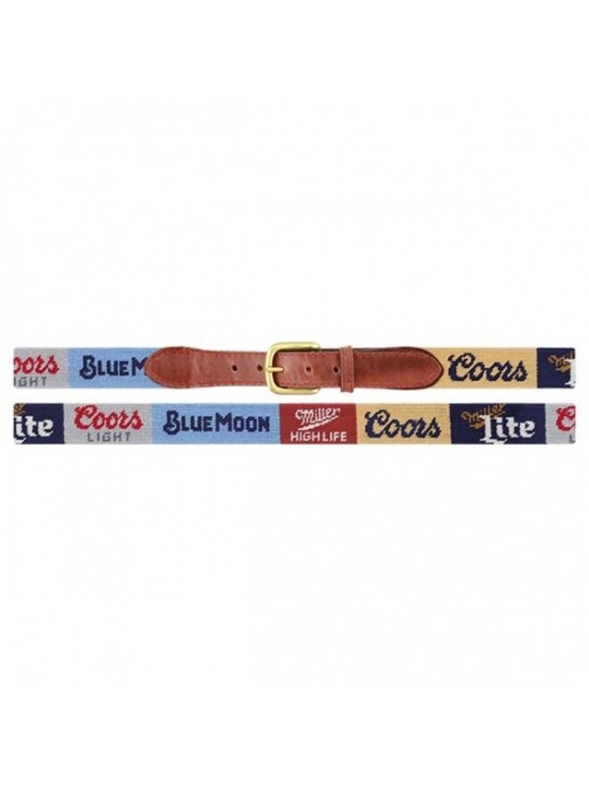 Smathers & Branson Needlepoint Belt - Buffalo Bills (Blue) - Men's Clothing,  Traditional Natural shouldered clothing, preppy apparel