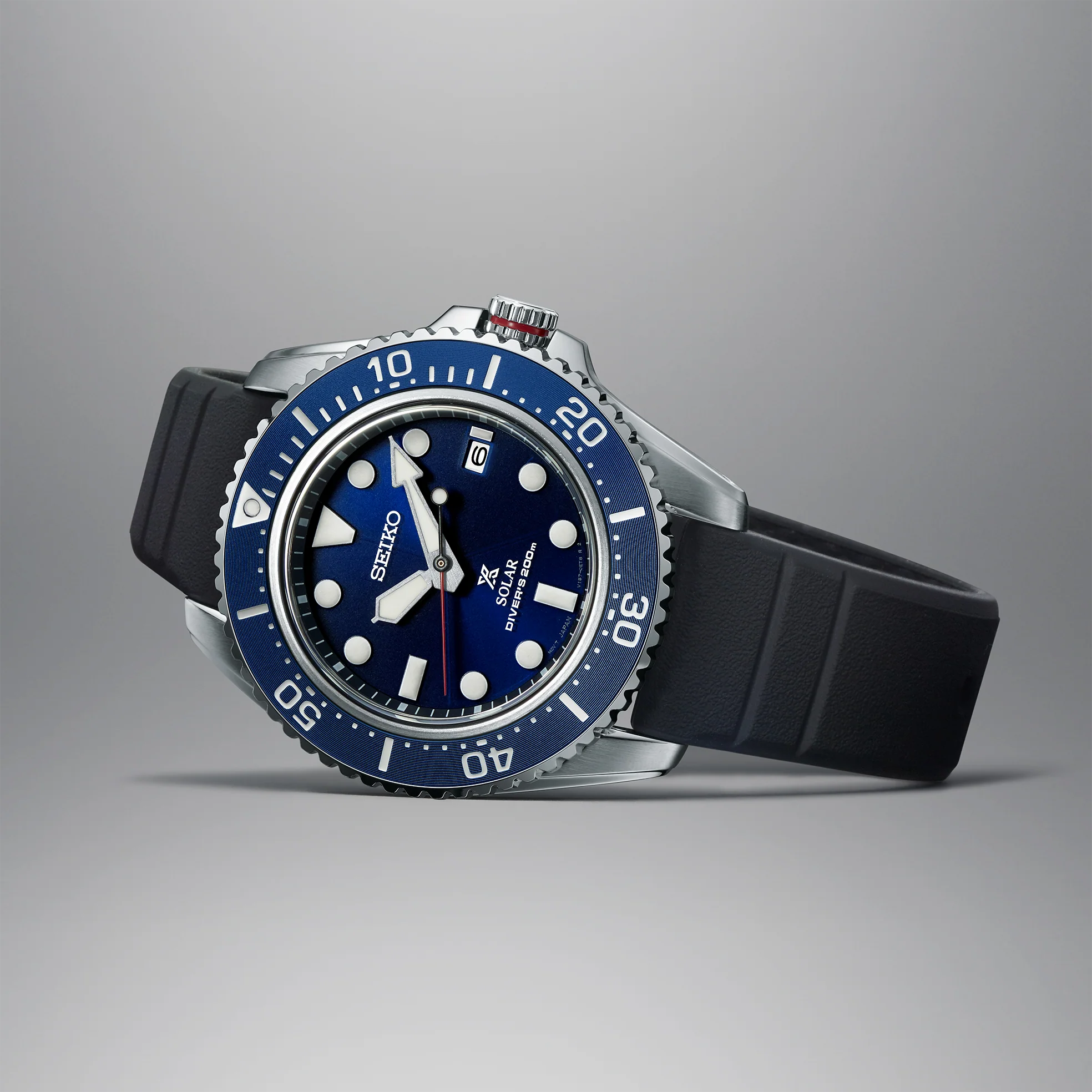 Glat Aflede Har råd til Seiko - Prospex Solar Diver Watch Blue Dial with Silicone Band - SNE593 -  Dick Ferguson's