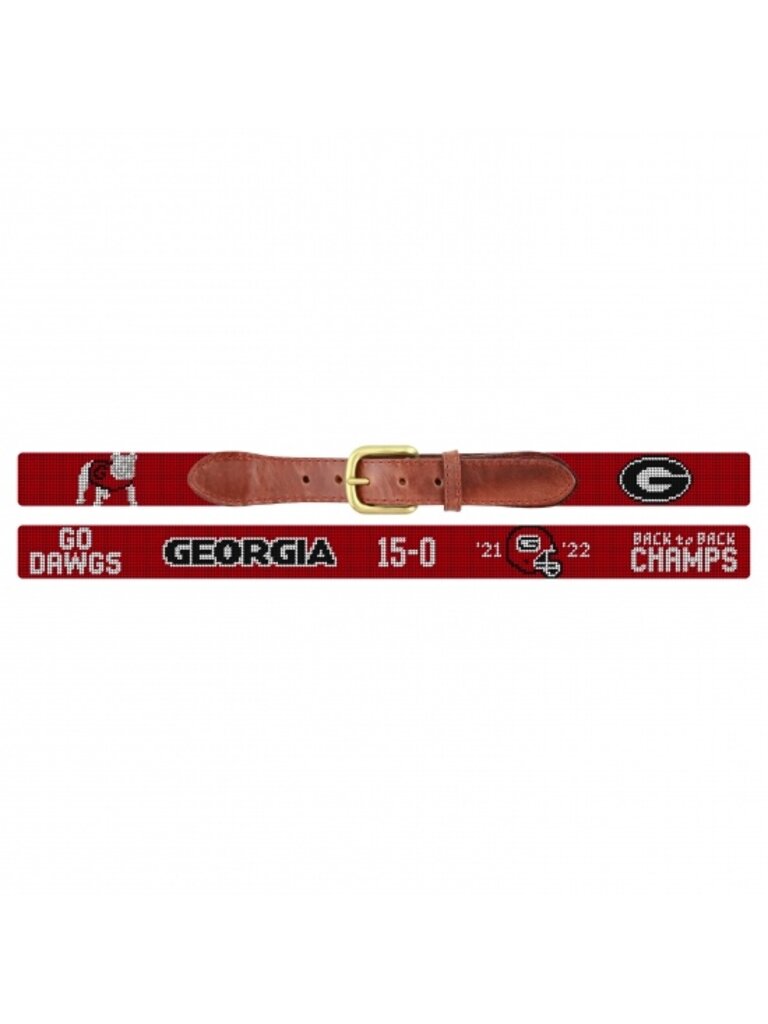 Smathers & Branson Smathers & Branson - UGA Back to Back National Champs Belt - Red