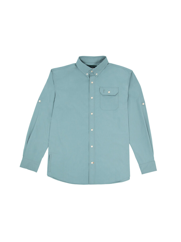 Ball and Buck Ball and Buck - Active+ Guide Long Sleeve Shirt - River Green