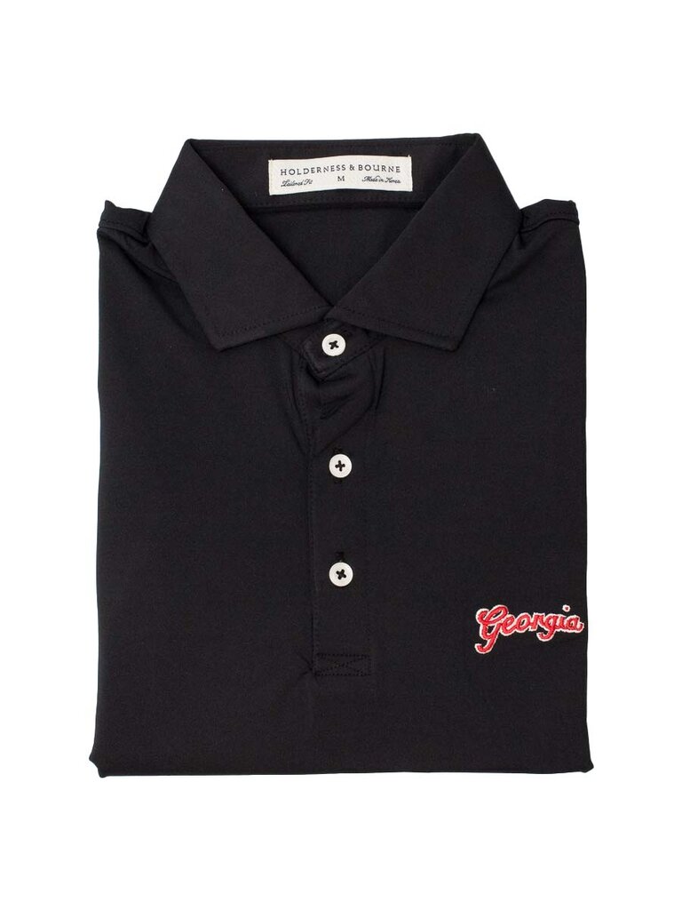 Holderness & Bourne Holderness & Bourne - The Anderson Shirt Black - Georgia Script