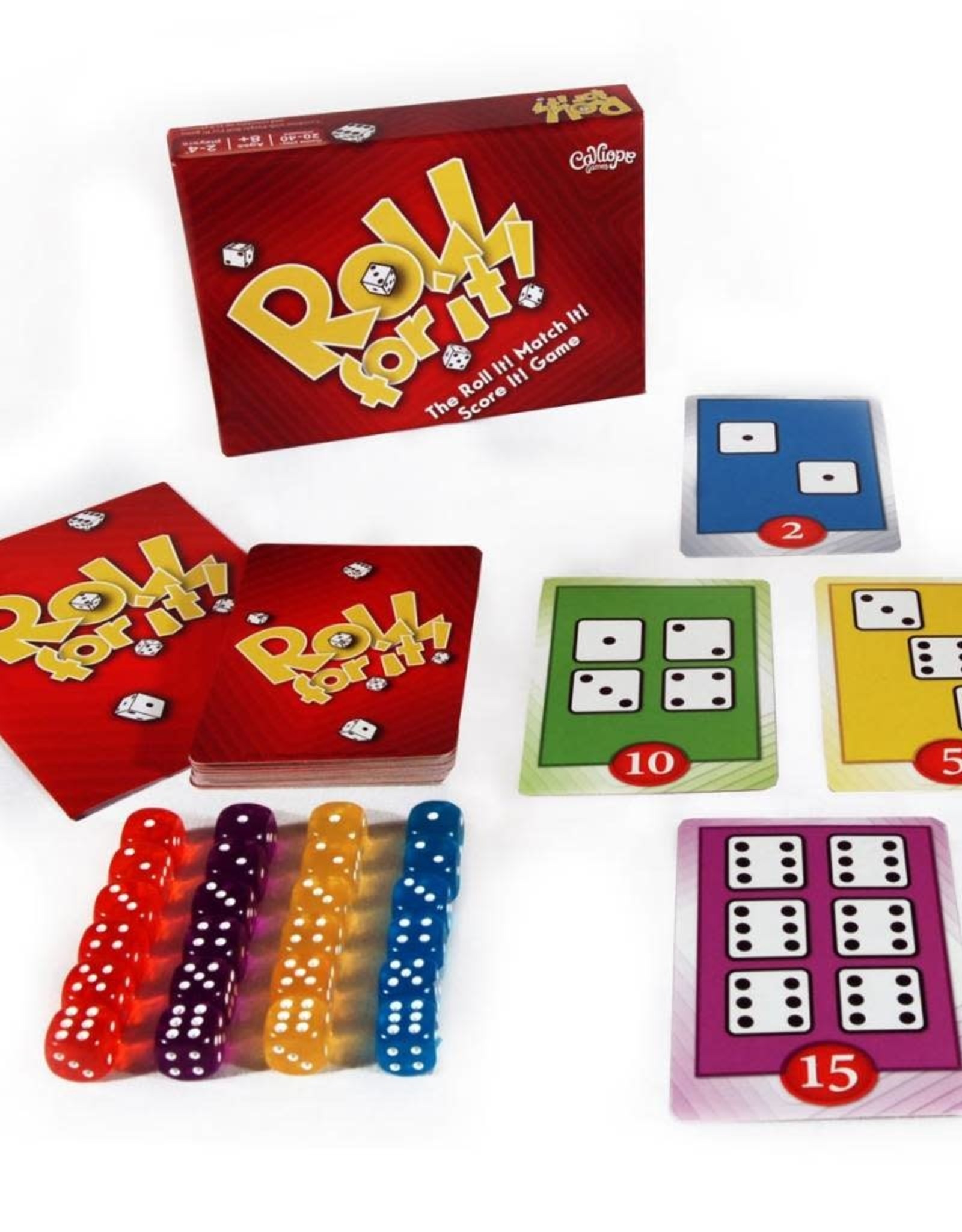 Calliope Games Roll For It! Core Set 1 - Red Edition