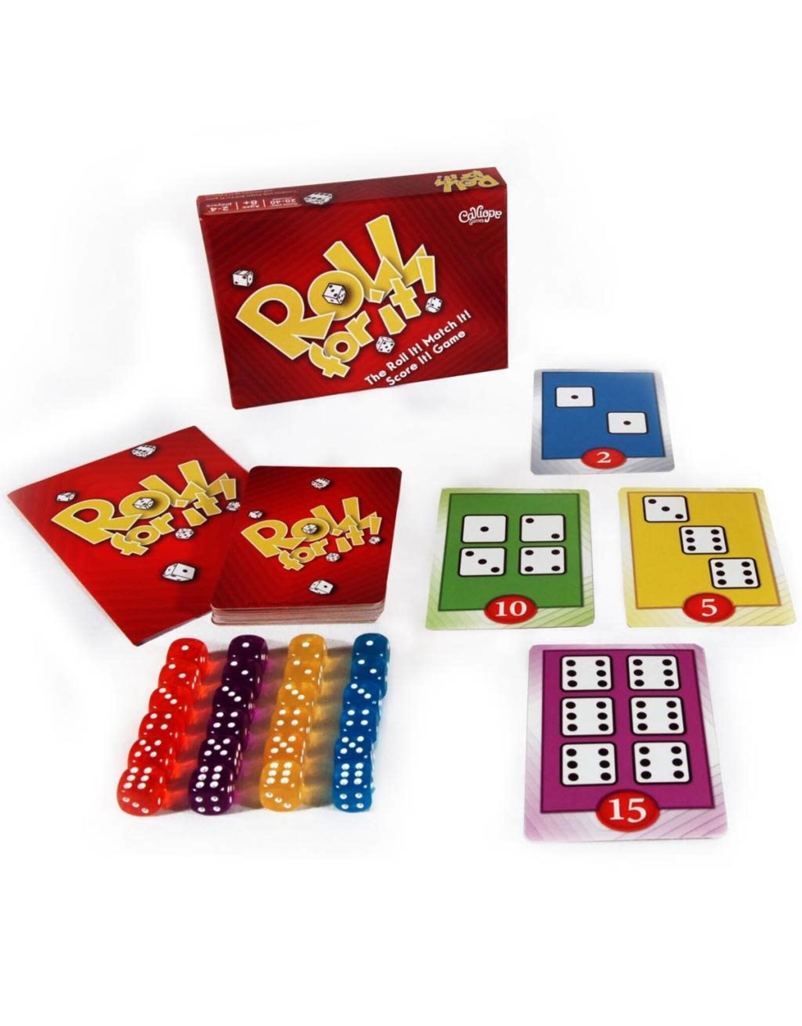 Calliope Games Roll For It! Core Set 1 - Red Edition