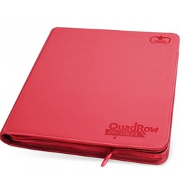 Ultimate Guard UGD 12-Pocket QuadRow Xenoskin Zipfolio - Red