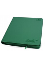 Ultimate Guard UGD 12/24 Pocket QuadRow Xenoskin Zipfolio - Green