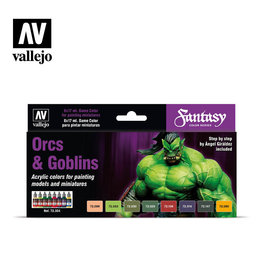 Acrylicos Vallejo AV Orcs & Goblins Set
