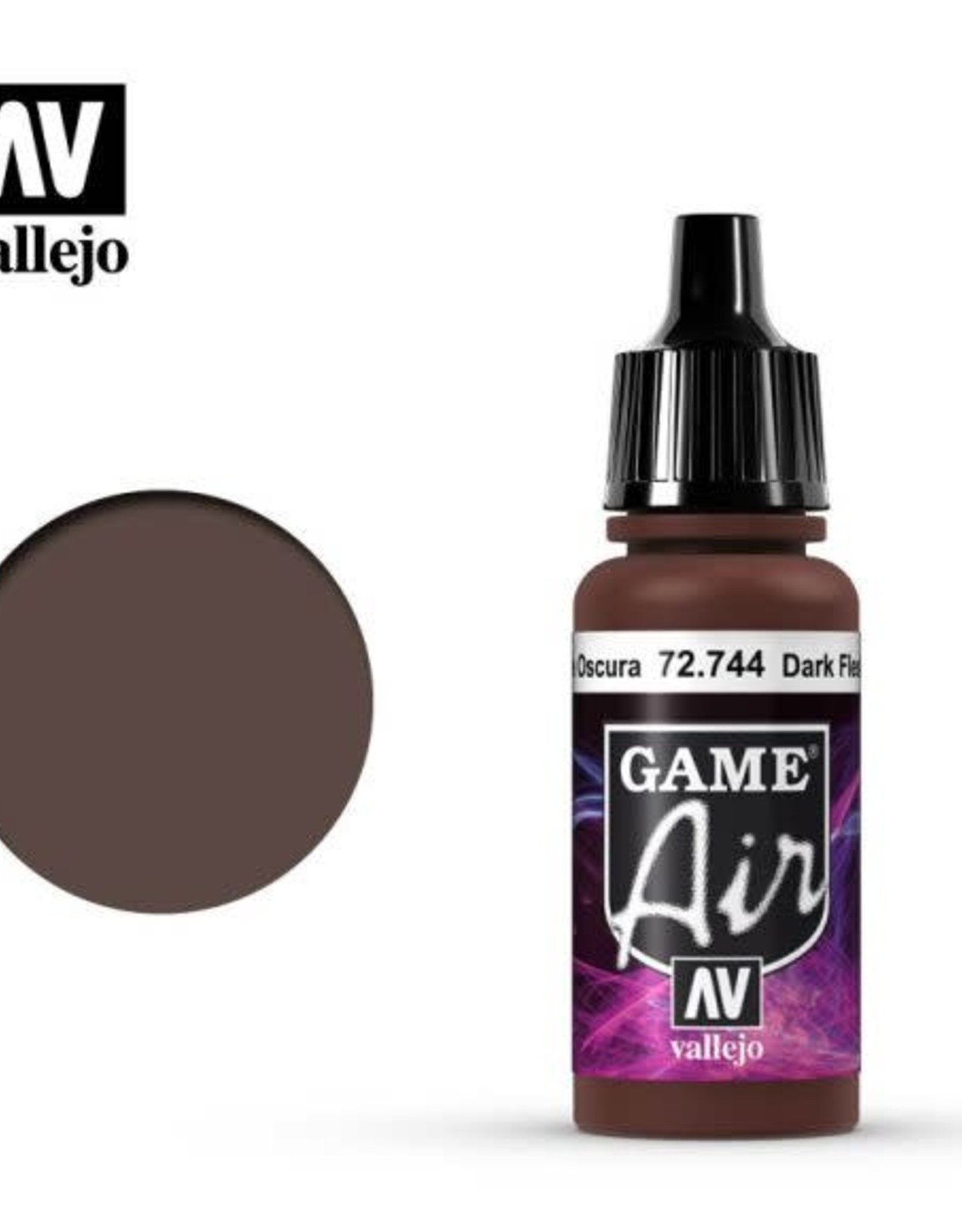 Acrylicos Vallejo AV GA: Dark Fleshtone 72.744 (17 ml)