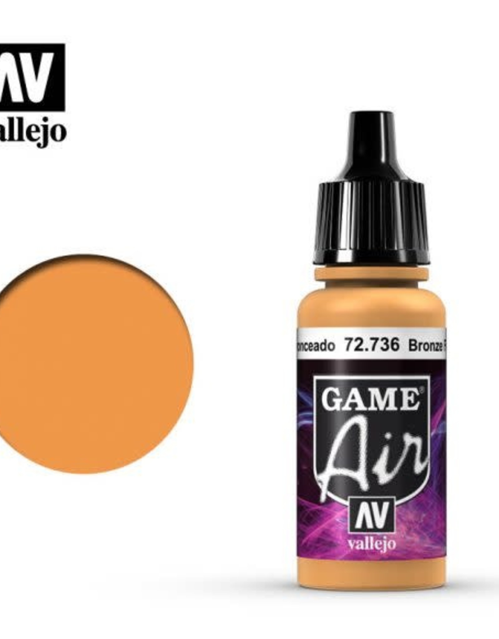 Acrylicos Vallejo AV GA: Bronze Fleshtone 72.736  (17 ml)