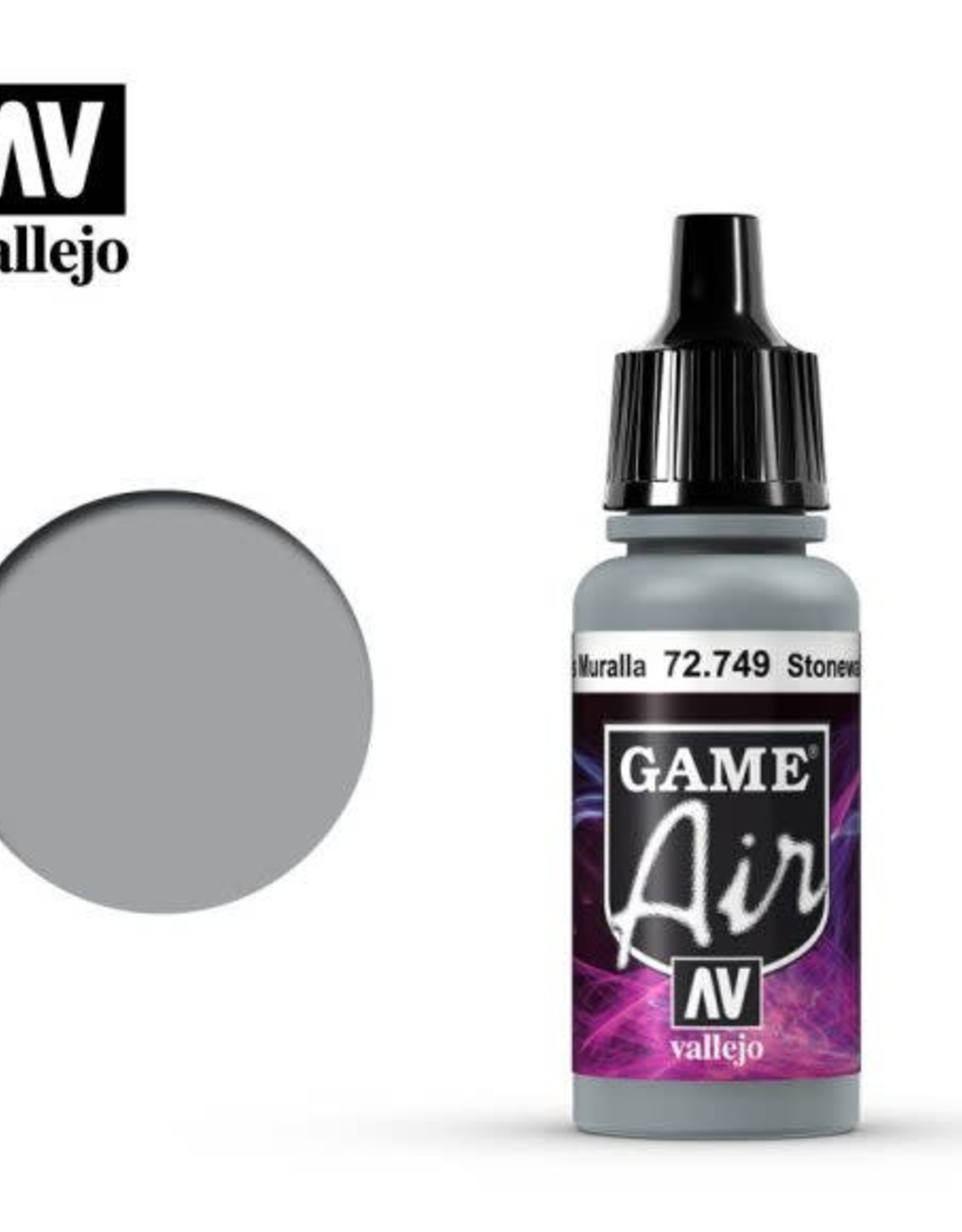 Acrylicos Vallejo AV GA: Stonewall Grey 72.749 (17 ml)