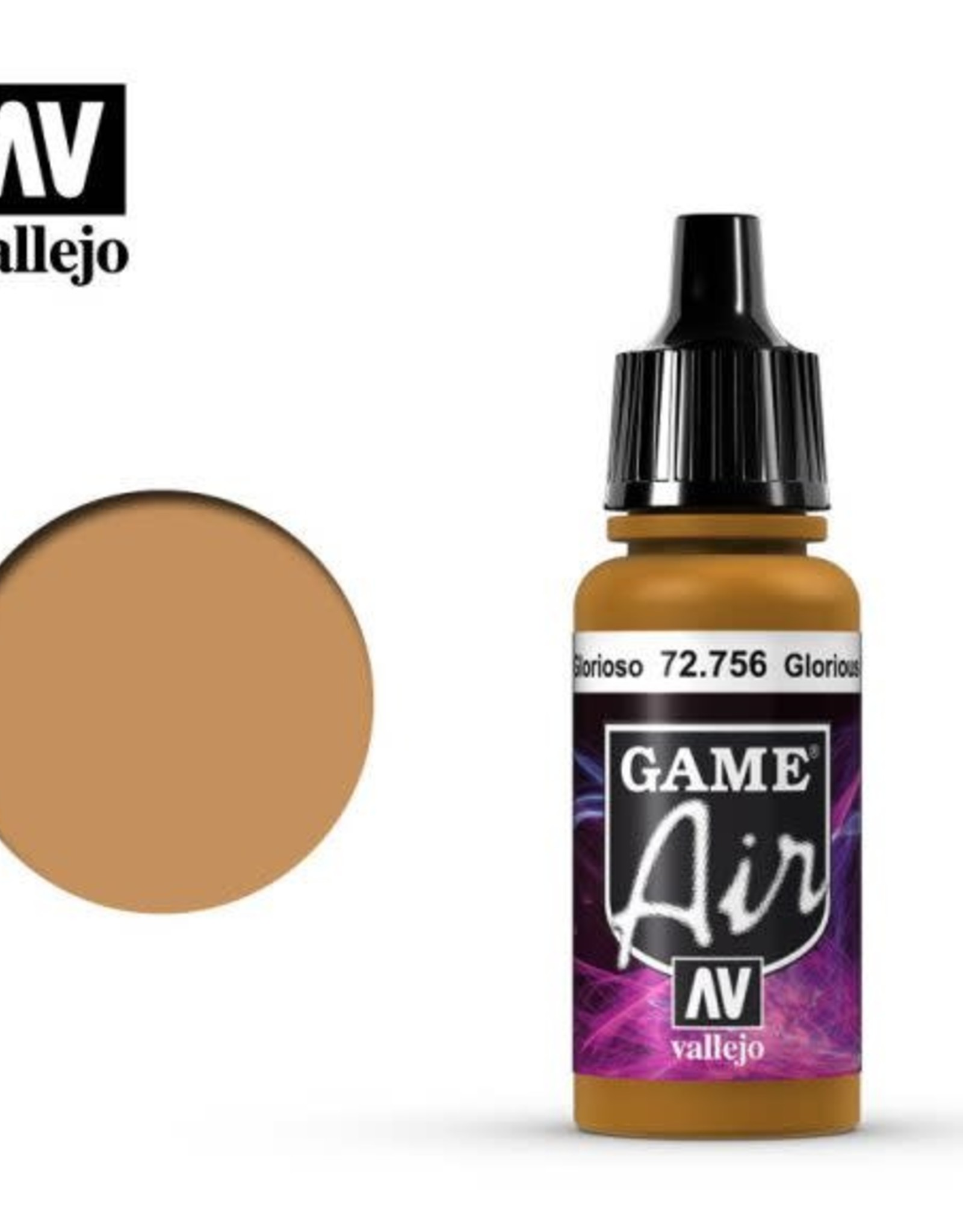 Acrylicos Vallejo AV GA: Glorious Gold 72.756 (17 ml)