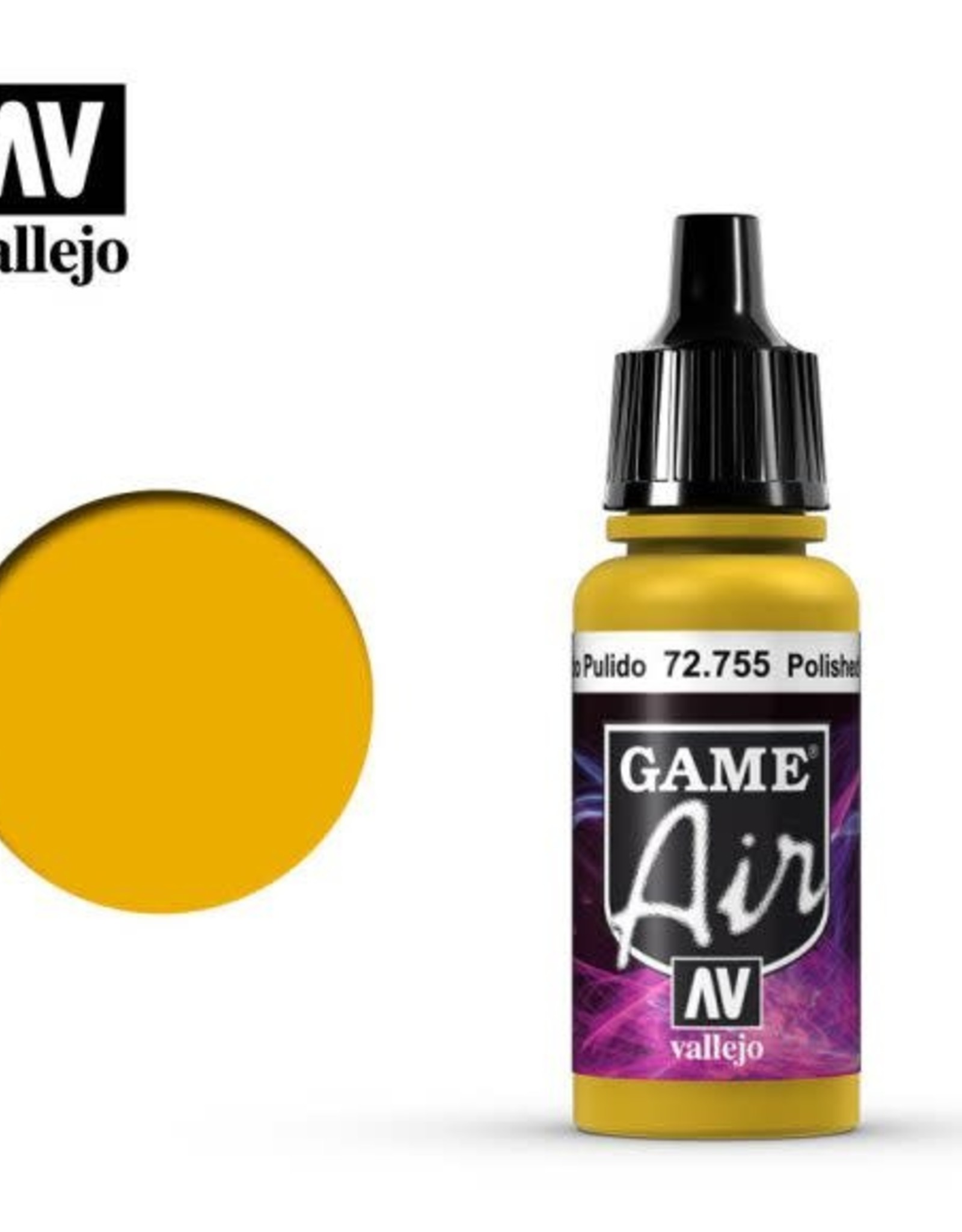 Acrylicos Vallejo AV GA: Polished Gold 72.755 (17 ml)