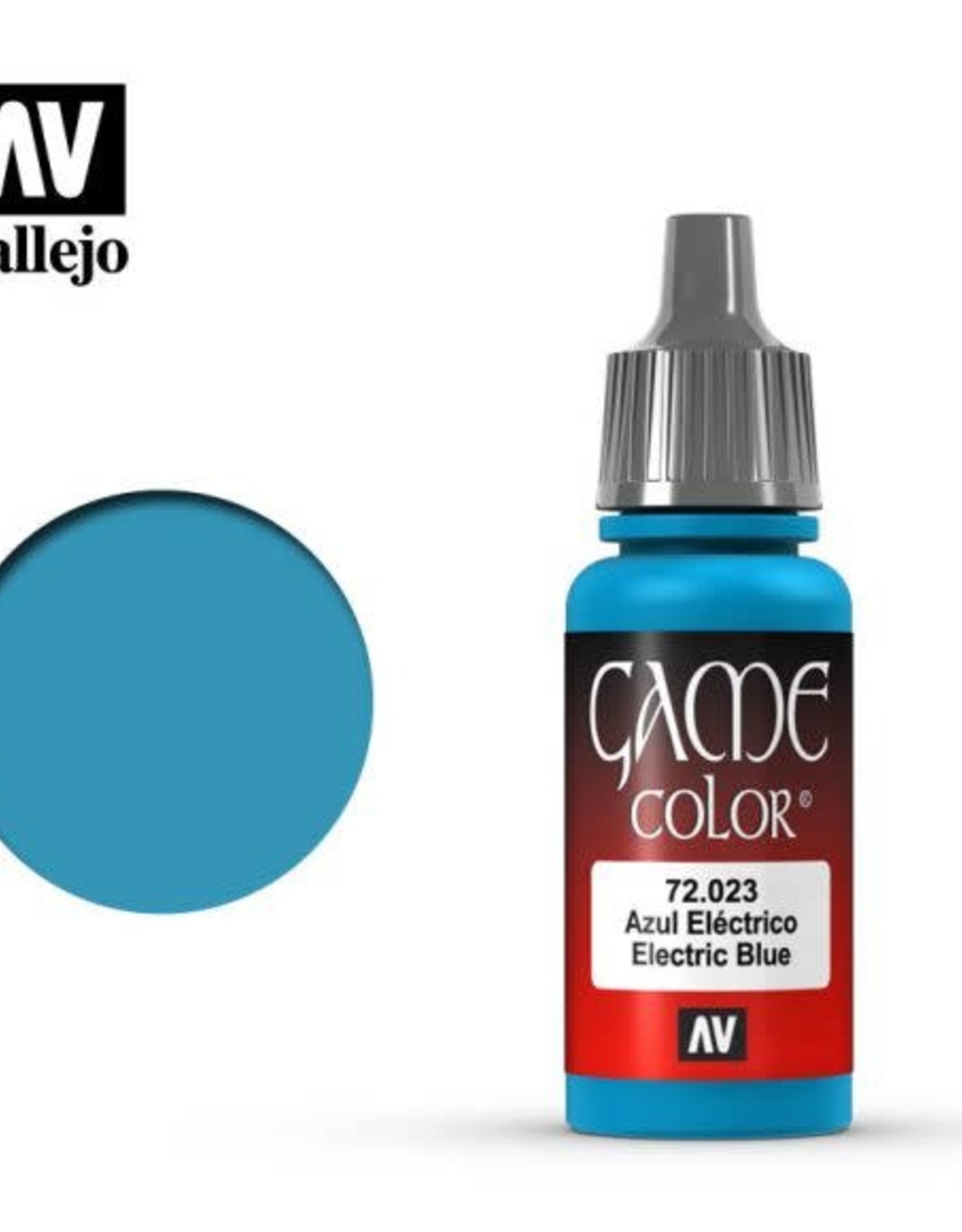 Acrylicos Vallejo AV GC: Electric Blue 72.023 (17 ml)