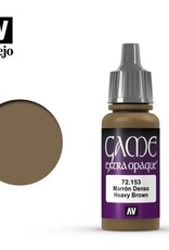 Acrylicos Vallejo AV GC: Heavy Brown - Extra Opaque 72.153 (17 ml)