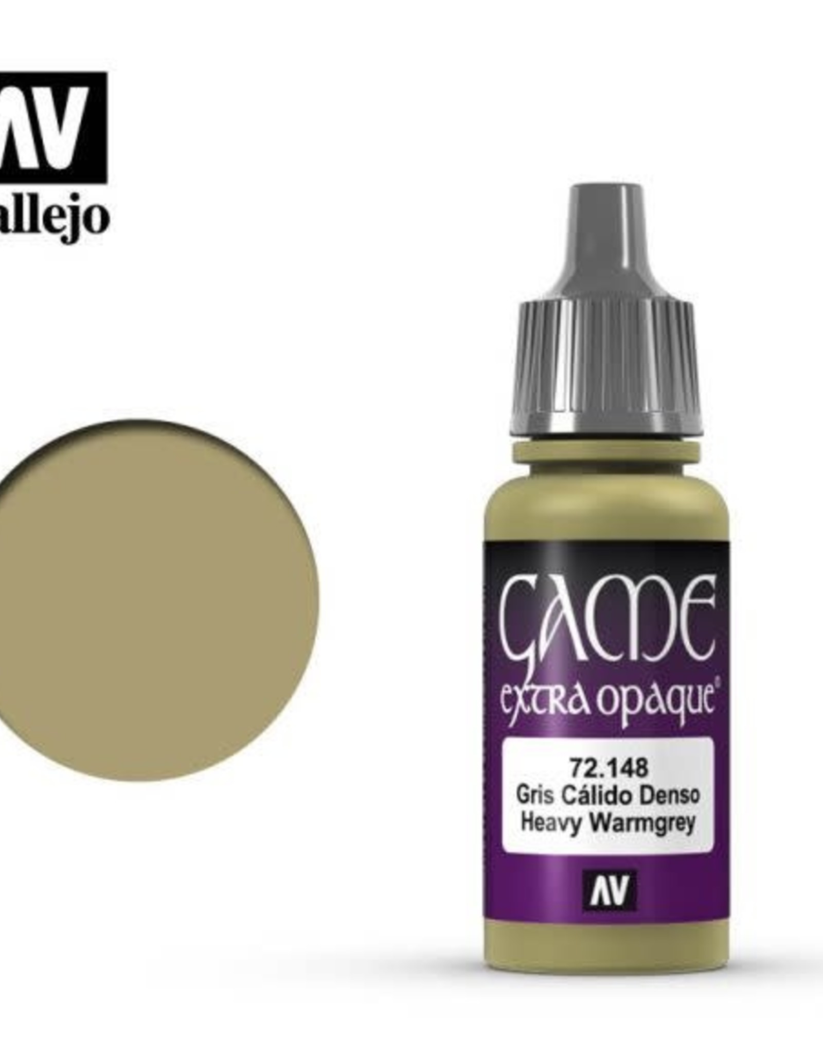 Acrylicos Vallejo AV GC: Heavy Warmgrey - Extra Opaque 72.148 (17 ml)