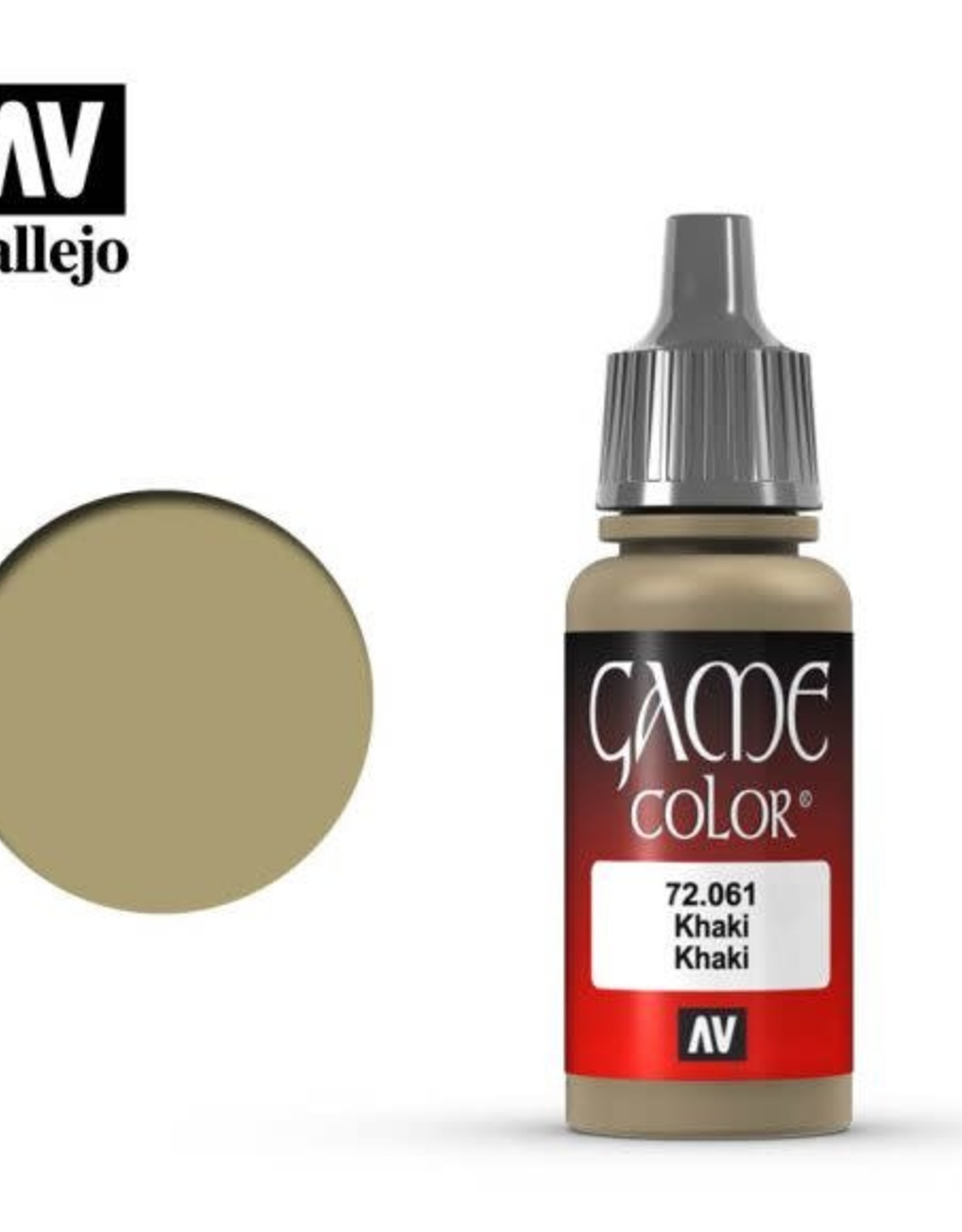 Acrylicos Vallejo AV GC: Khaki 72.061 (17 ml)