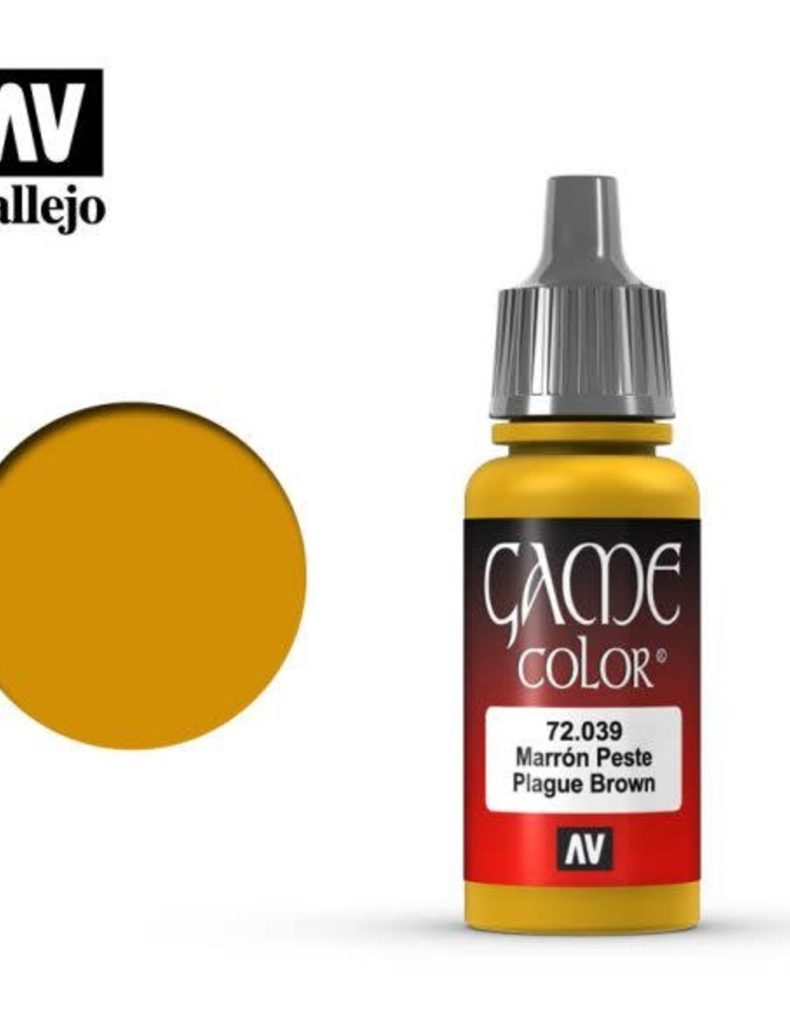 Acrylicos Vallejo AV GC: Plague Brown 72.039 (17 ml)