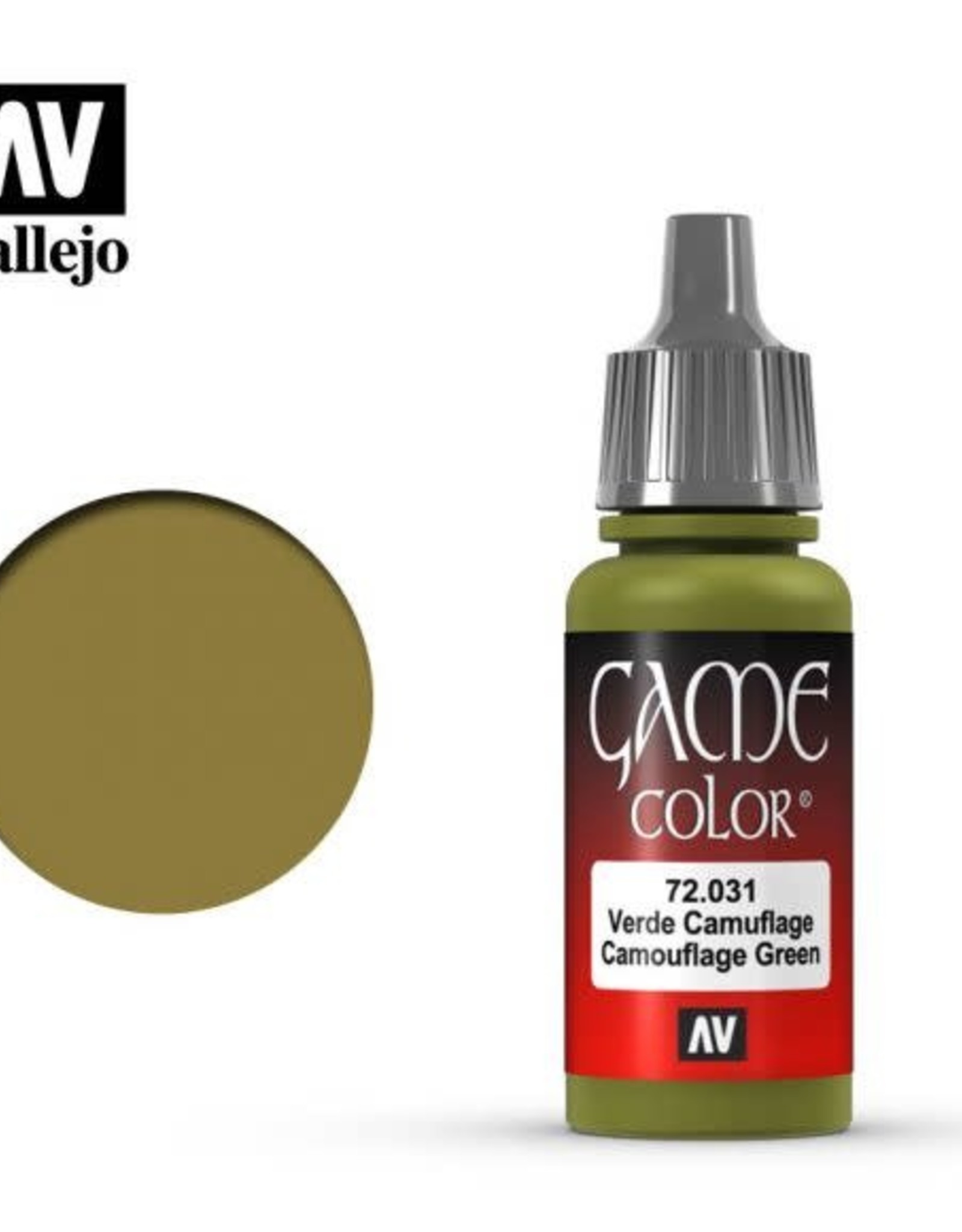 Acrylicos Vallejo AV GC: Camouflage Green 72.031 (17 ml)