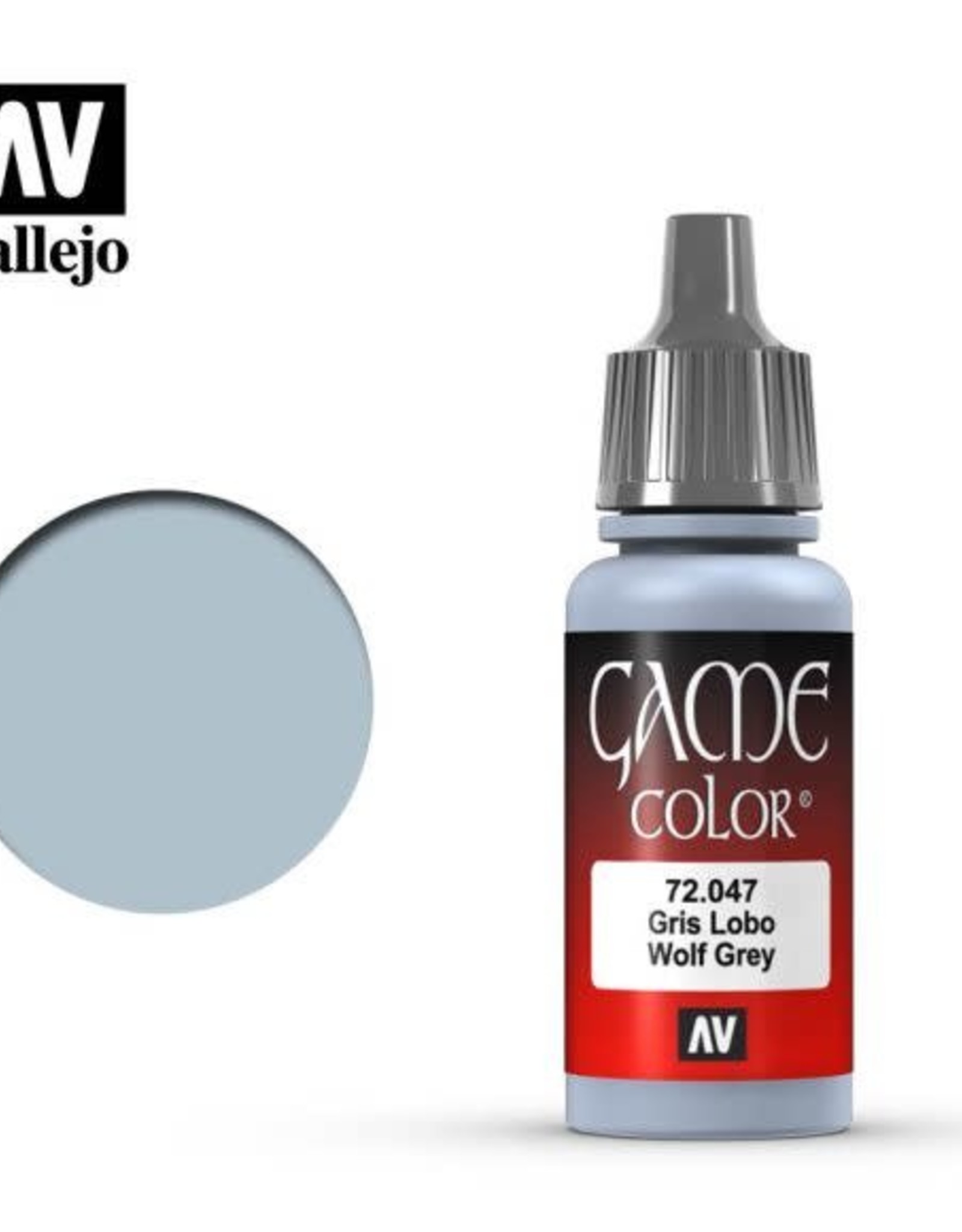 Acrylicos Vallejo AV GC: Wolf Grey 72.047 (17 ml)