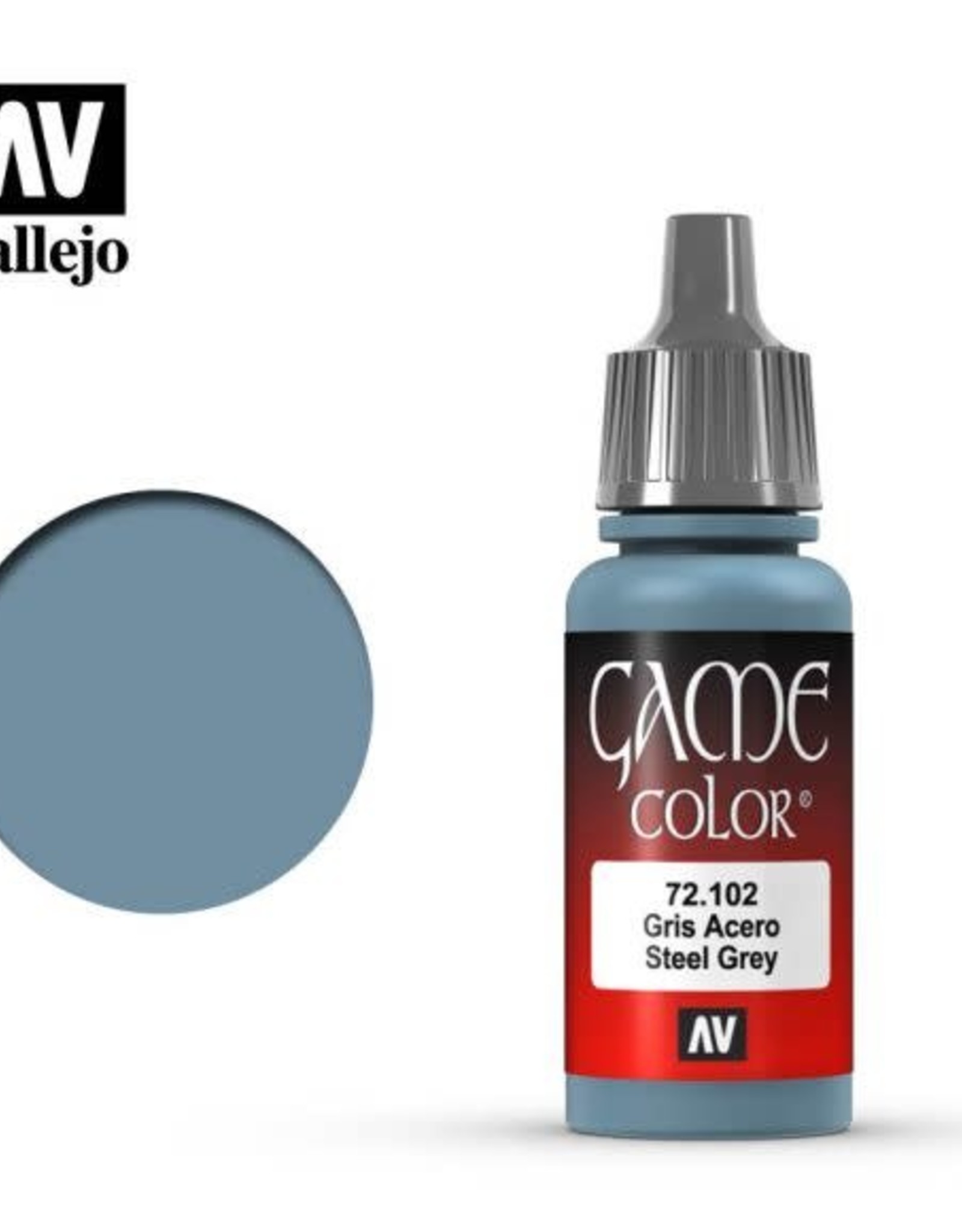 Acrylicos Vallejo AV GC: Steel Grey 72.102 (17 ml)